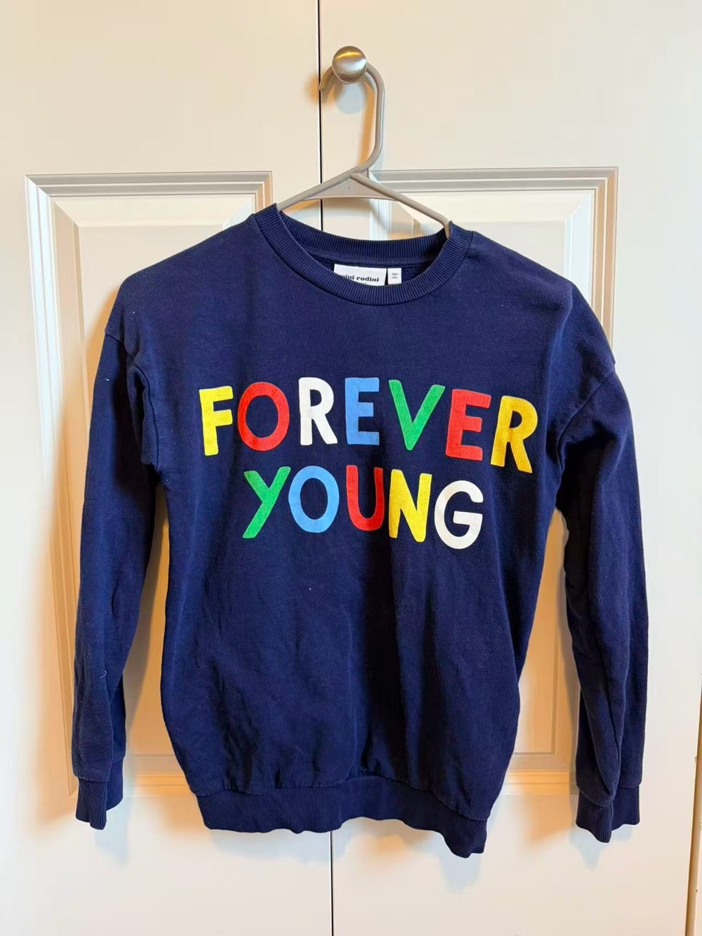 Mini rodini Forever Young Navy Kids Sweatshirt 140/146
